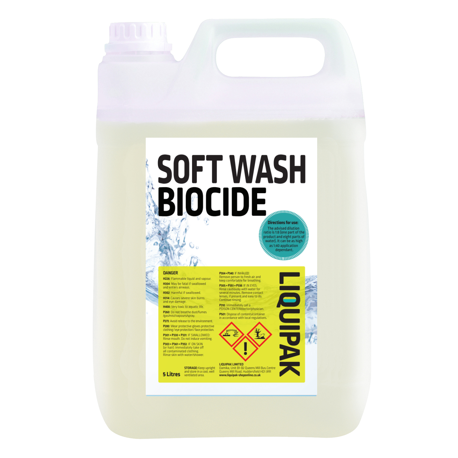Liquipak - SoftWash Biocide 5L