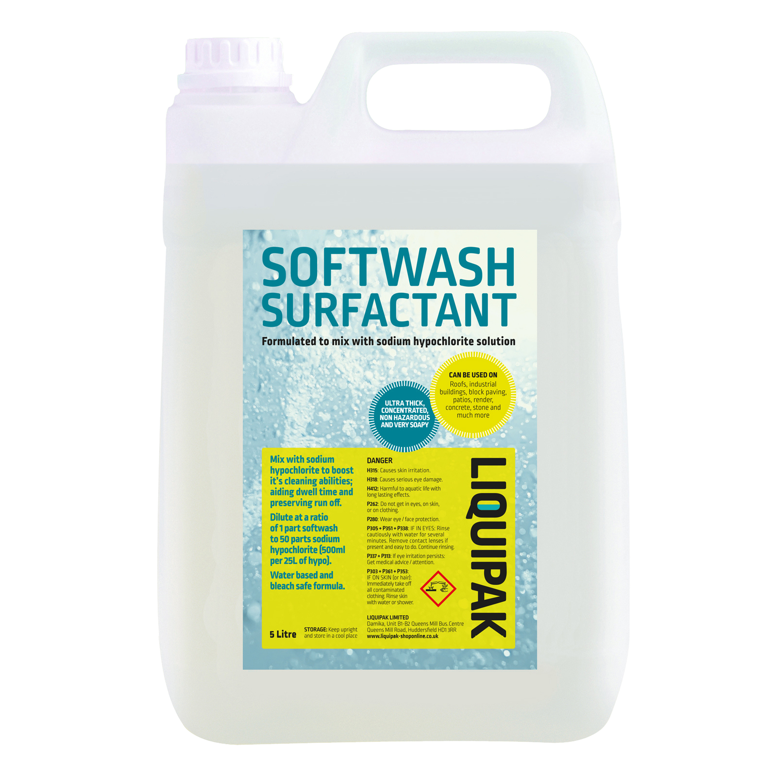 Liquipak - SoftWash Surfactant 5L