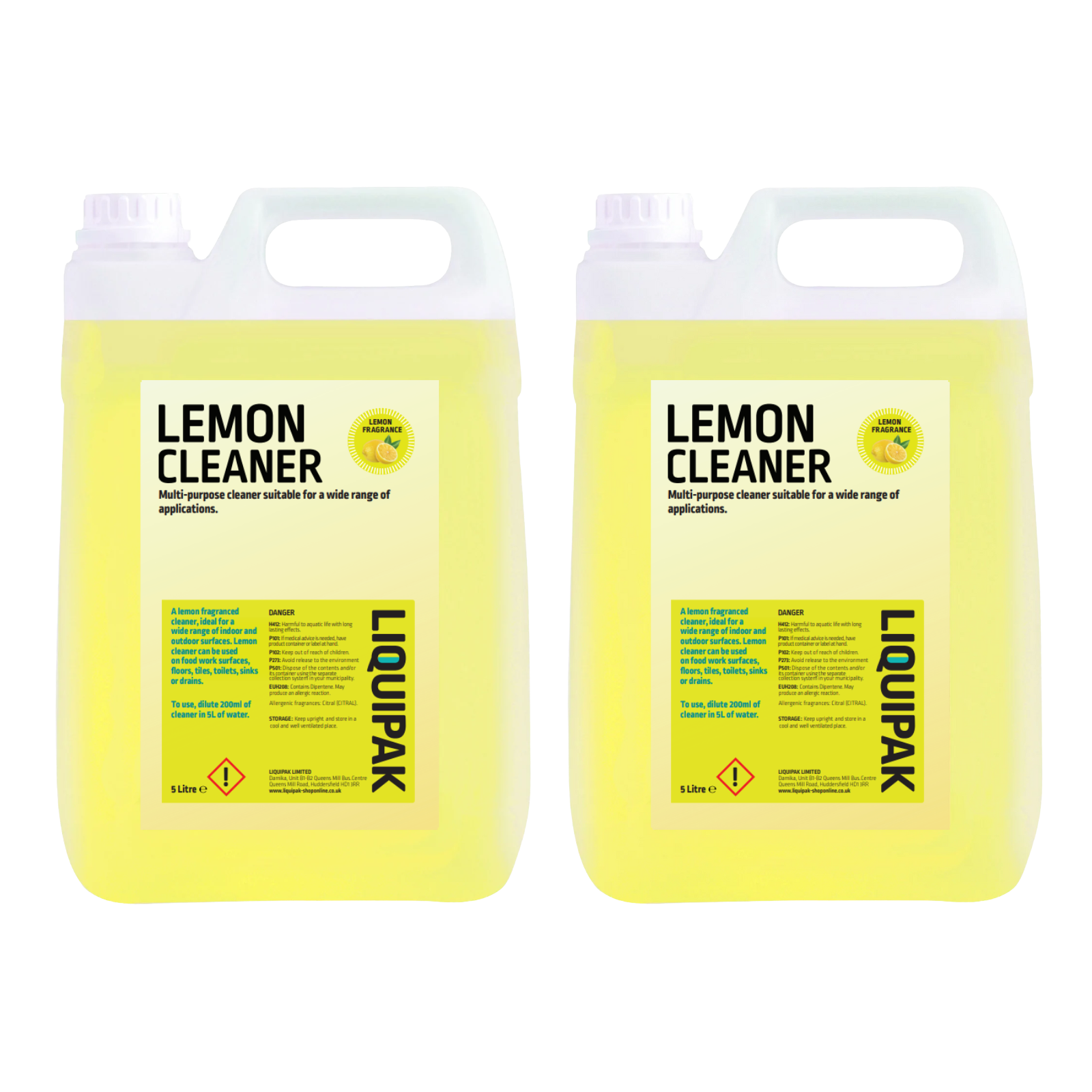 Liquipak - Lemon Disinfectant 2x5L